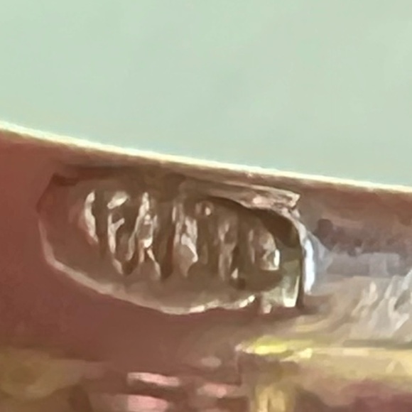 Solid Gold Created Alexandrite Ring - Picture 11 of 11